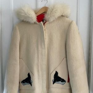 Vintage James Bay Wool Coat